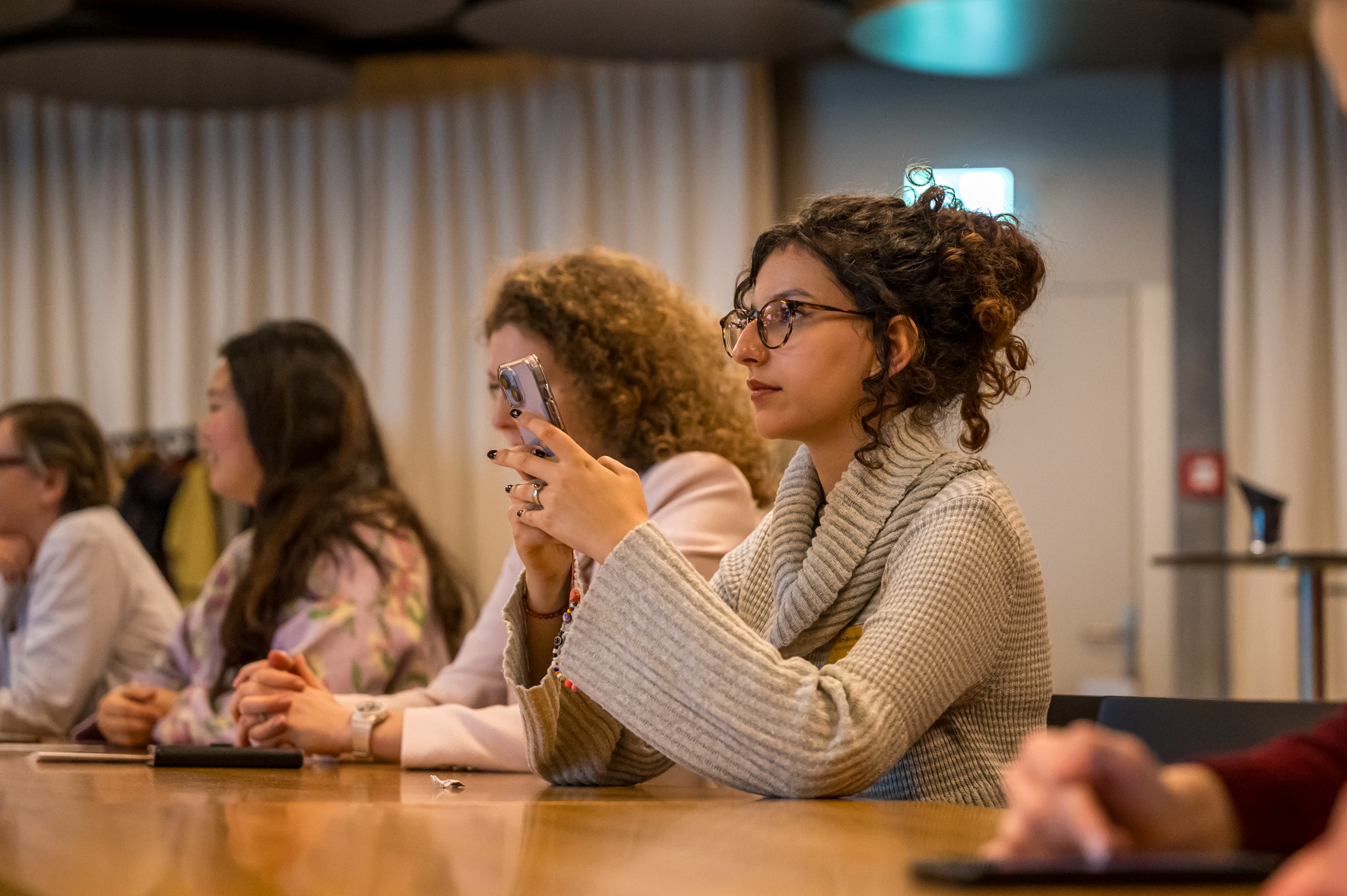 Founders networking at Sciencepreneur event