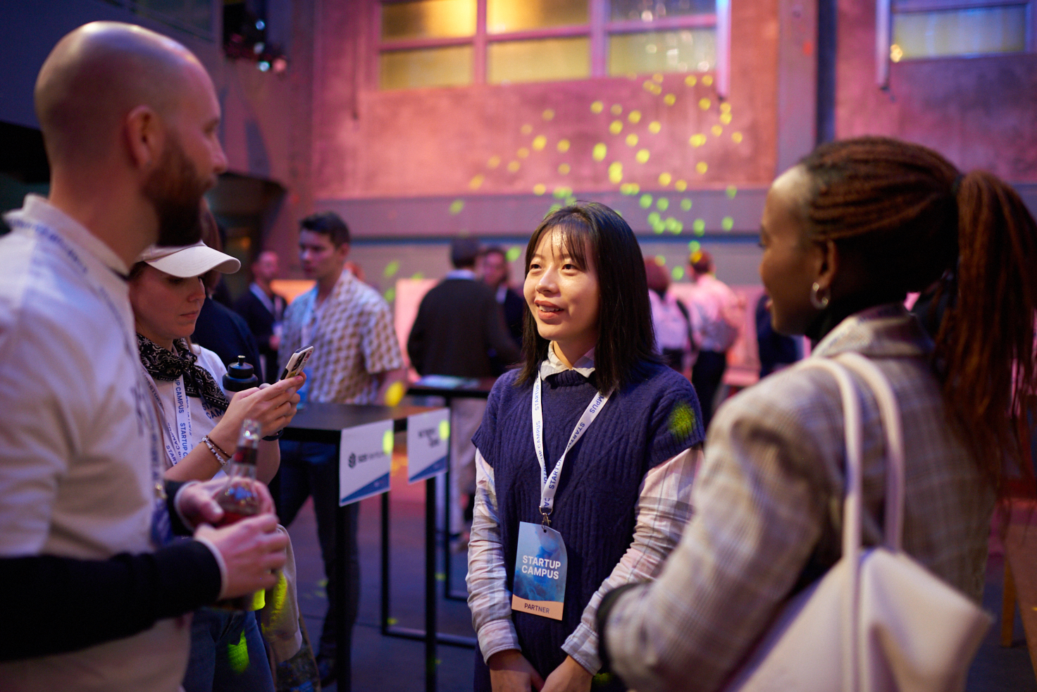 Founders at international networking event